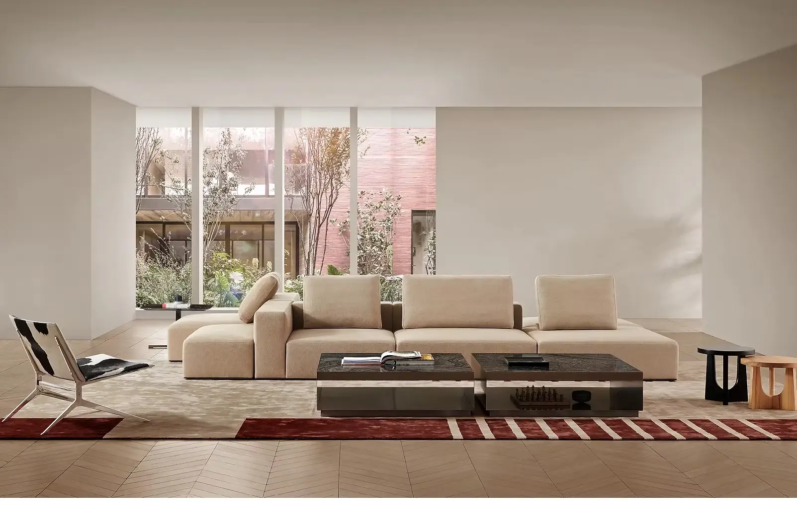 Sofa module vải mềm mại hiện đại – WESTSIDE