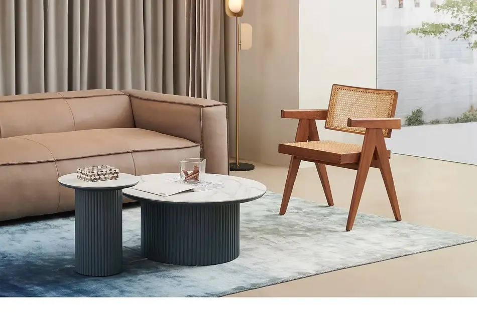 Ghế thư giãn khung gỗ mây đan – CHANDIGARH