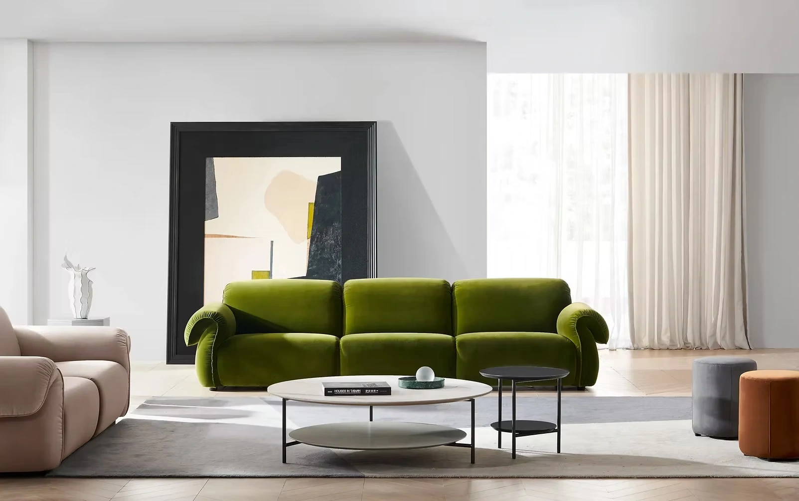 Ghế sofa vải nhung hiện đại – ICON
